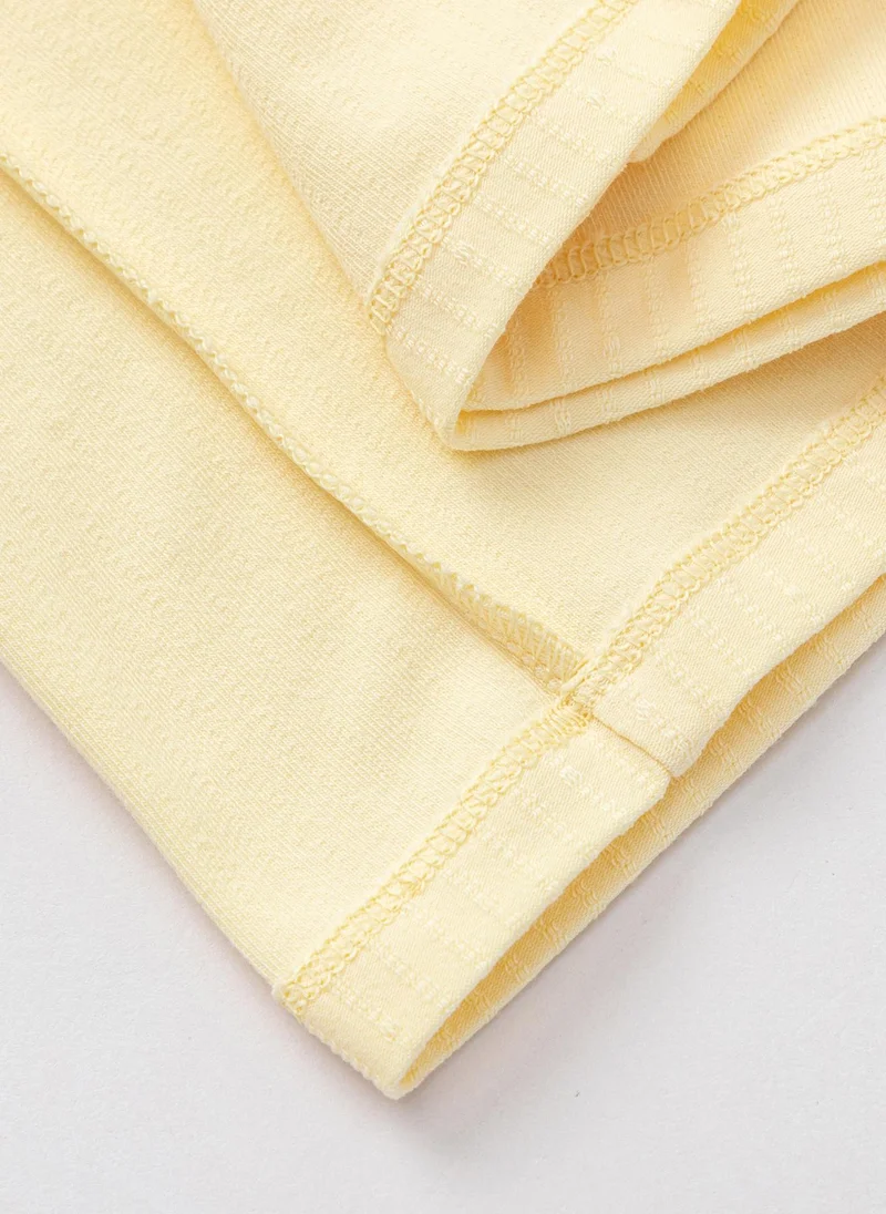 Balabala Yellow Toddler Girls Round v-neck long-sleeved T-shirt for Women | Best Price UAE